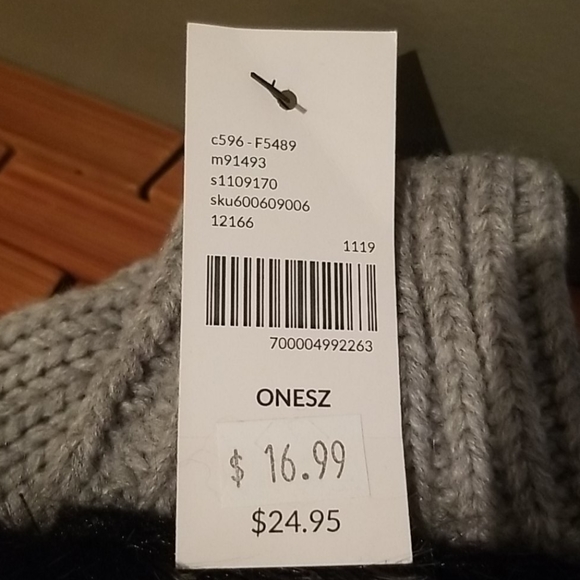 Lane Bryant gray mittens, NWT - Picture 2 of 4